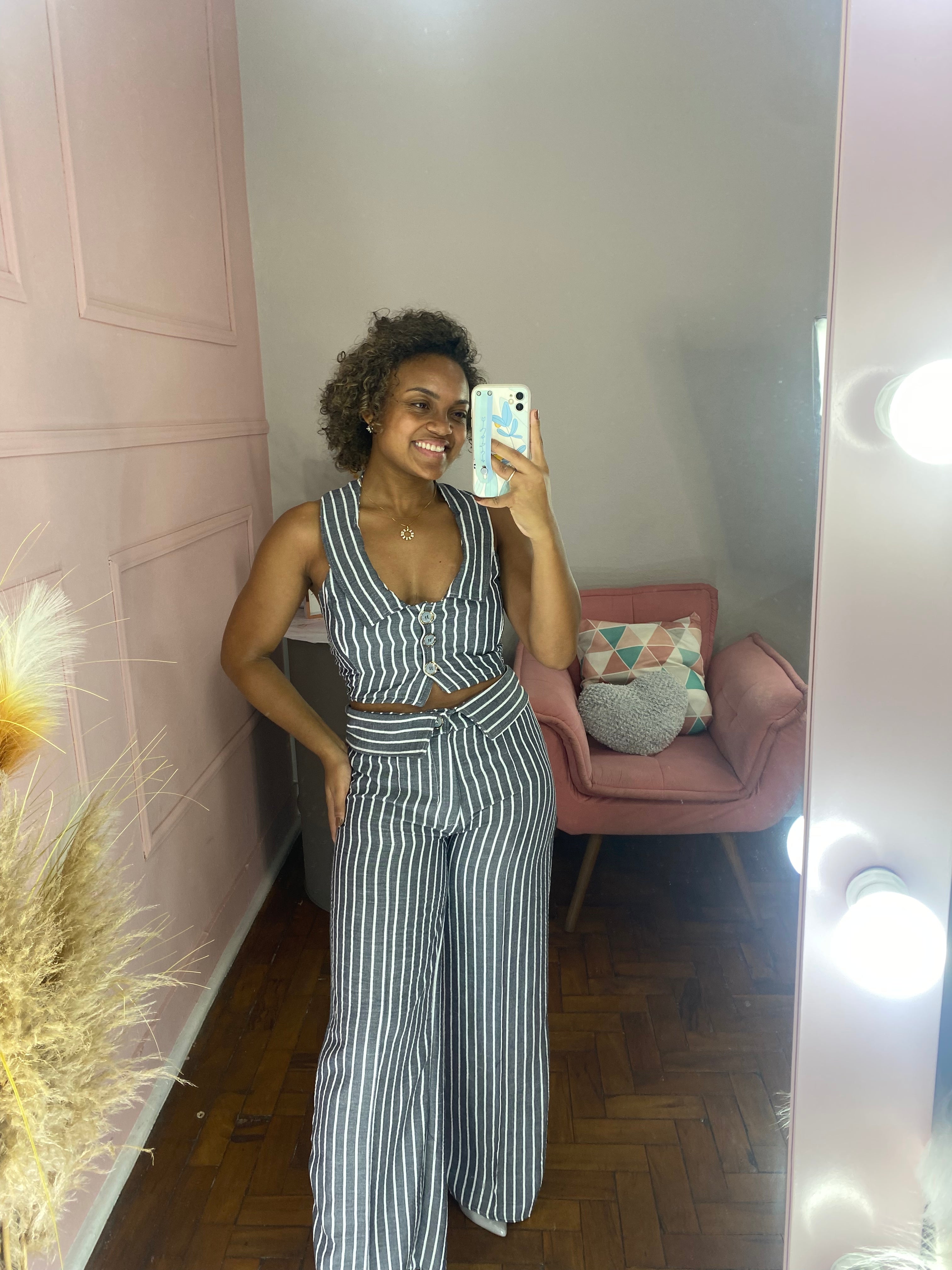 Conjunto de Alfaiataria Listrado