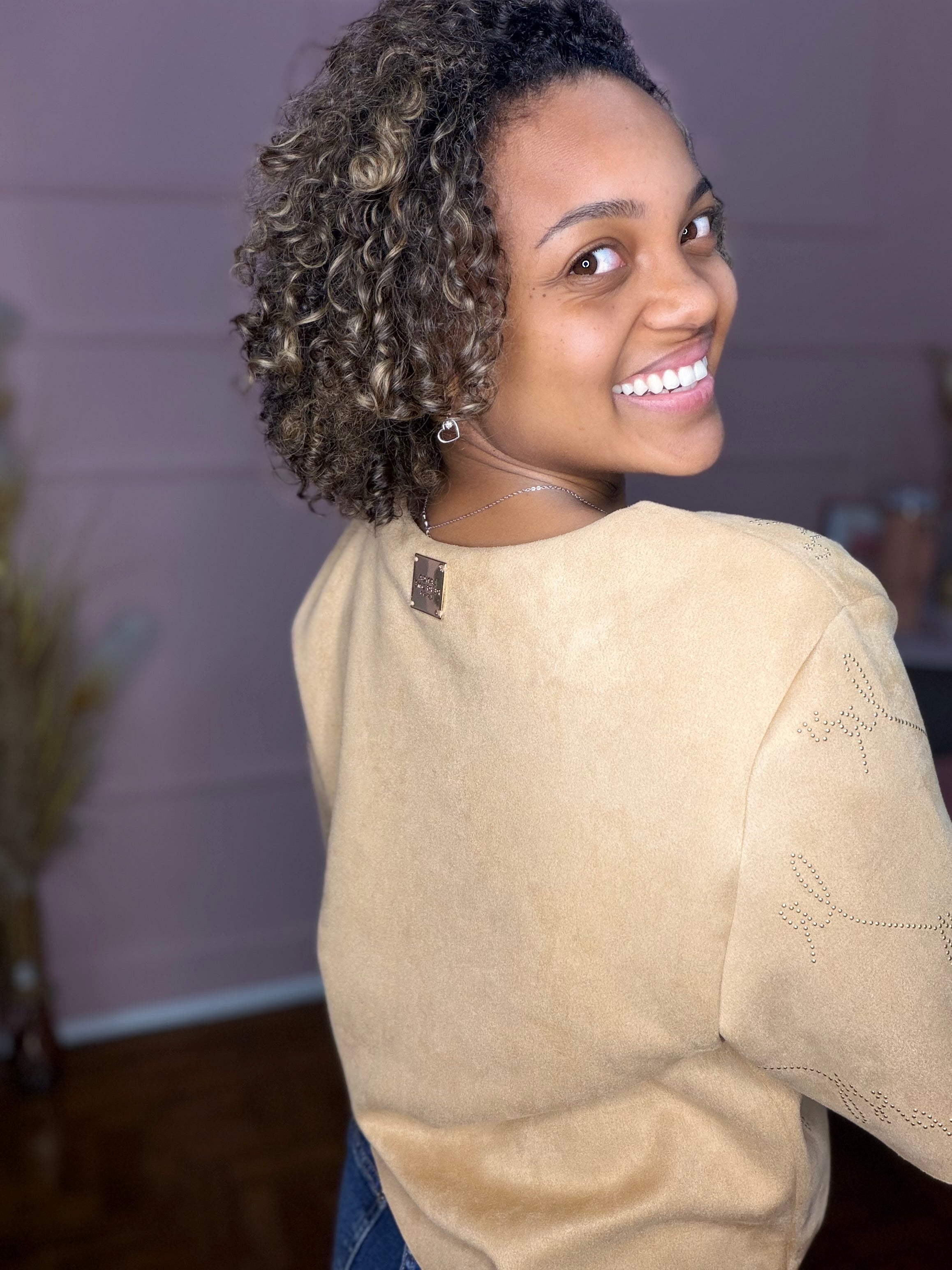 Blusa Camurça Lança Perfume