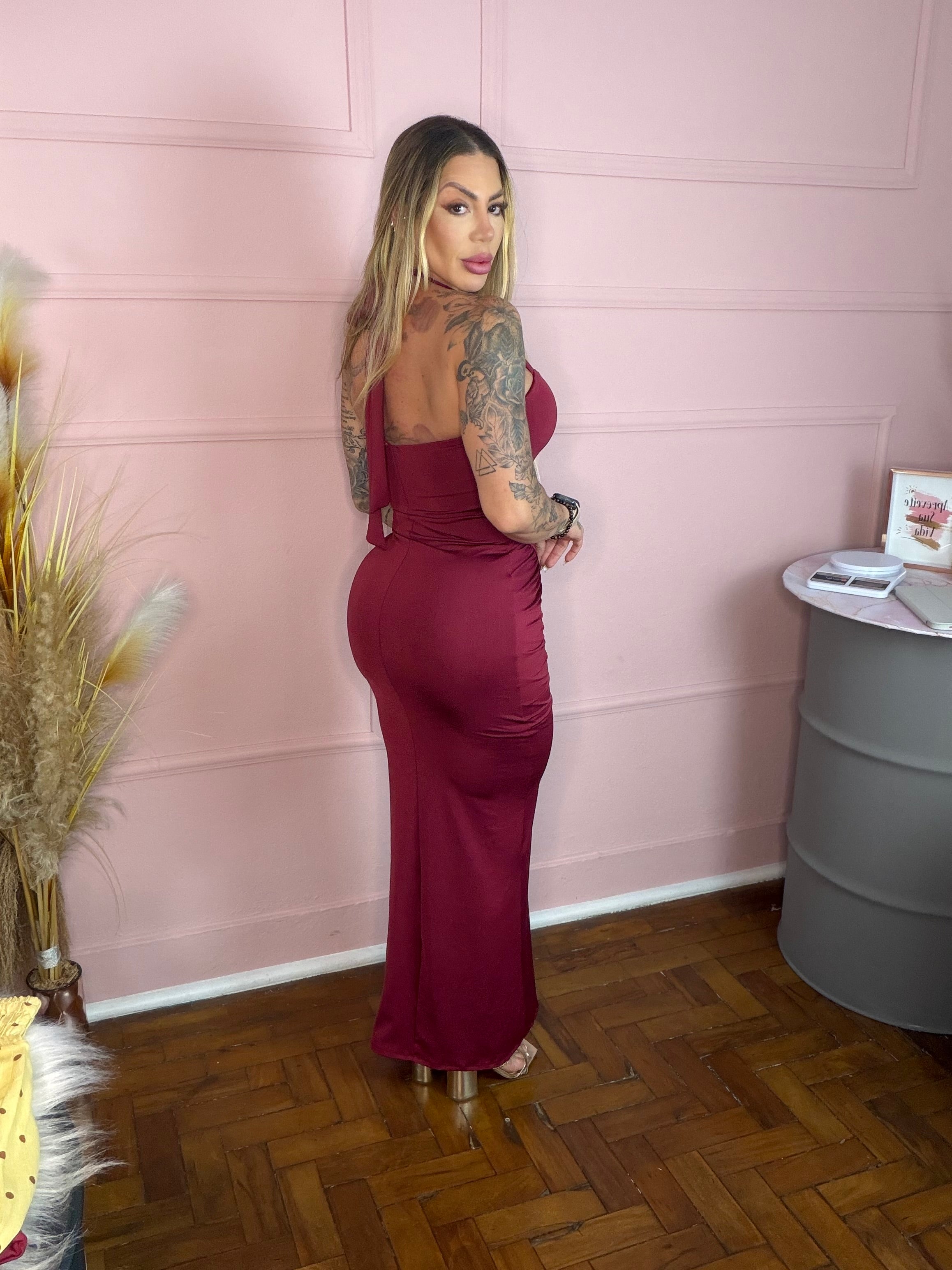 Vestido em Poliamida