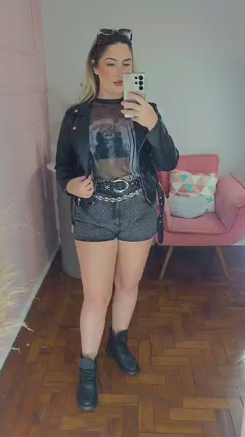 Shorts Jeans Brilhinho